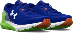 Under Armour Kids' Grade School Charged Rogue 3 Shoes -Sports store 3024981 400 BlueLimeWhite AR