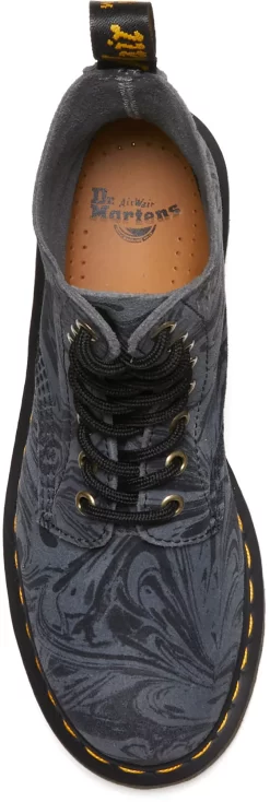 Dr. Martens Women's Pascal Marbled Suede Boots -Sports store 30773045 BlackMarble TOP