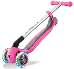 Globber Primo Foldable Light Up Scooter -Sports store 432 110 DeepPink CLD