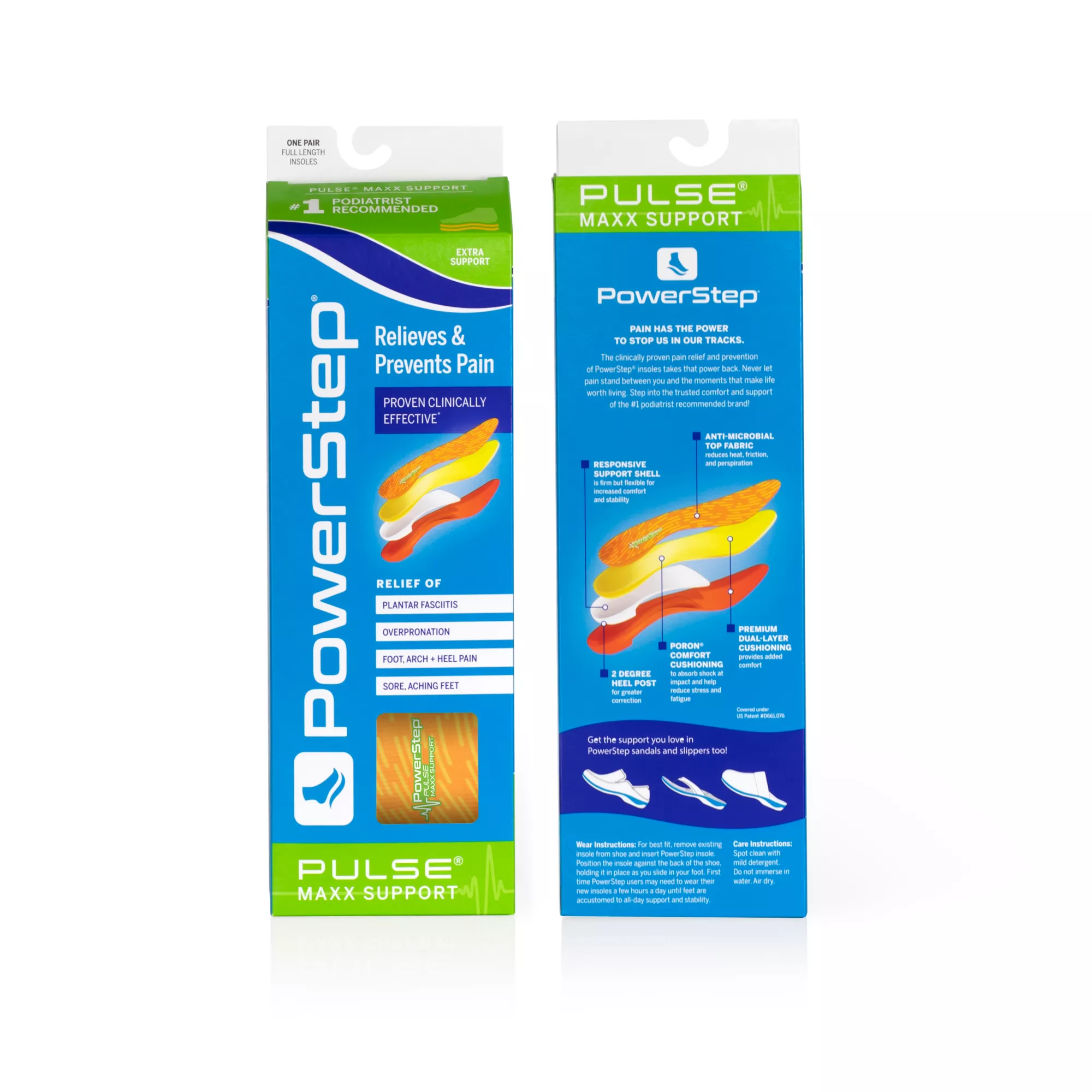 PowerStep PULSE Maxx Support Insoles 4 PowerStep PULSE Maxx Support Insoles - Image 2