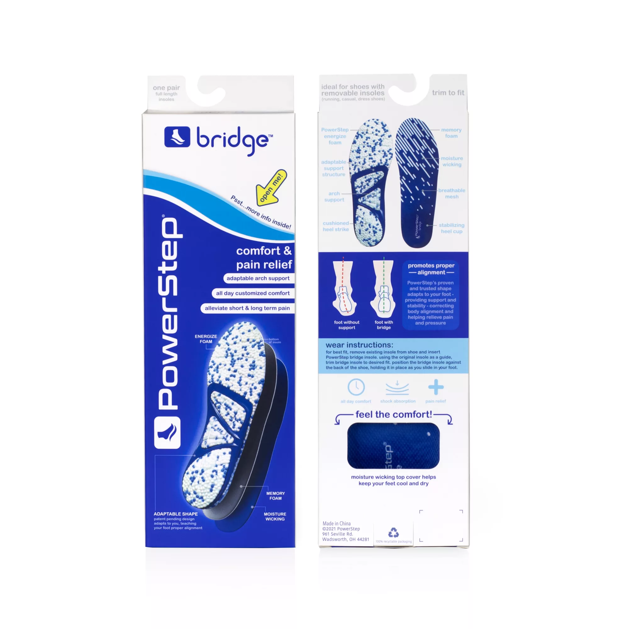 PowerStep Bridge Insoles 4 PowerStep Bridge Insoles - Image 2