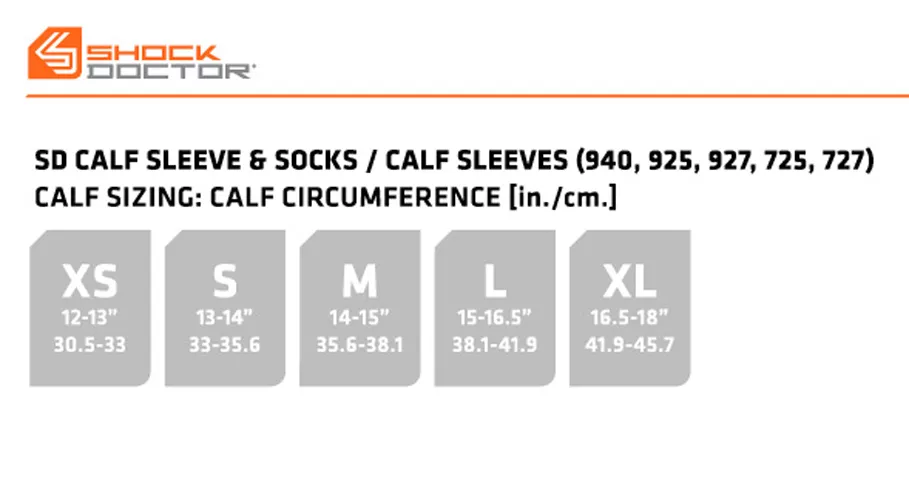 Shock Doctor Elite SVR Recovery Compression Calf Sleeves 4 Shock Doctor Elite SVR Recovery Compression Calf Sleeves - Image 2