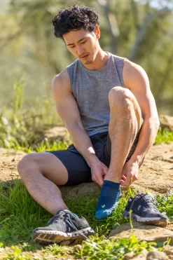 Balega Silver No Show Running Socks 11 Balega Silver No Show Running Socks -Sports store BALE 613826 F Silver LegionBlue LakeBlue 2 LS