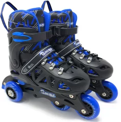Chicago Skates Boys Inline Training Set 17 Chicago Skates Boys Inline Training Set -Sports store BINLINE CRS555MD BlackBlue DET