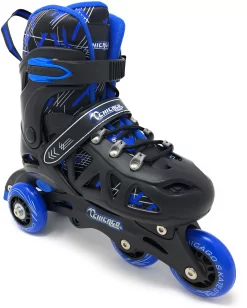 Chicago Skates Boys Inline Training Set 15 Chicago Skates Boys Inline Training Set -Sports store BINLINE CRS555MD BlackBlue TOE