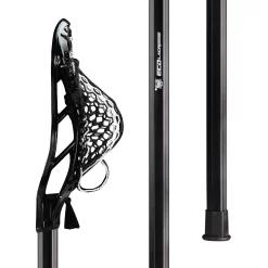 ECD Men's Bravo 1 ELITE Complete Lacrosse Stick -Sports store BRAVO1 300533 BlackBlackWhiteStriker DET