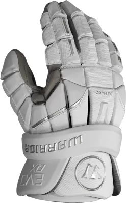 Warrior Men's Evo QX Lacrosse Gloves -Sports store C 1EQXG0 White AL