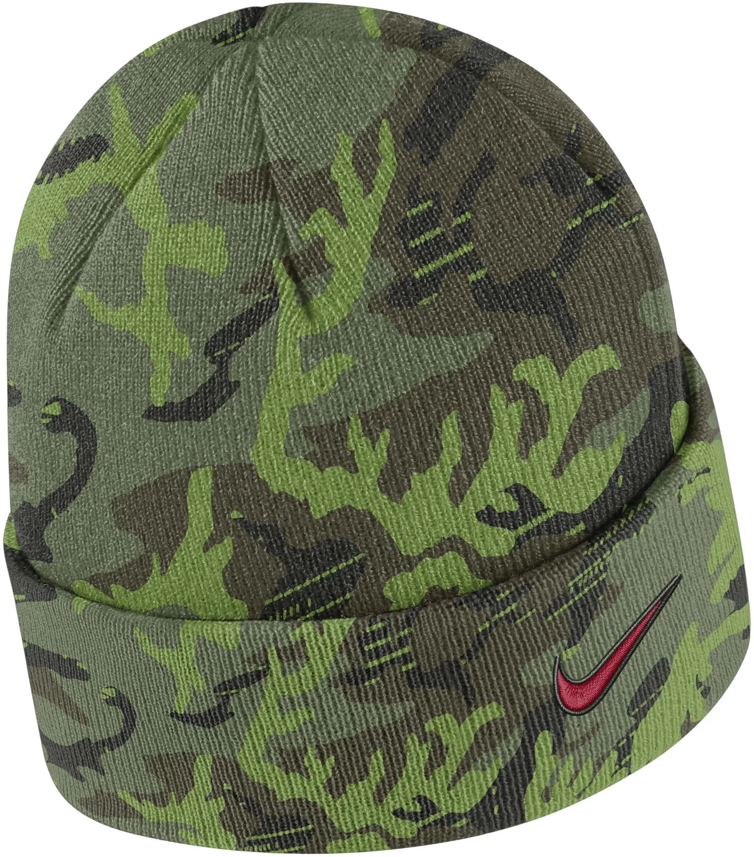 Nike Men's Alabama Crimson Tide Camo Military Appreciation Cuffed Knit Beanie 4 Nike Men's Alabama Crimson Tide Camo Military Appreciation Cuffed Knit Beanie - Image 2