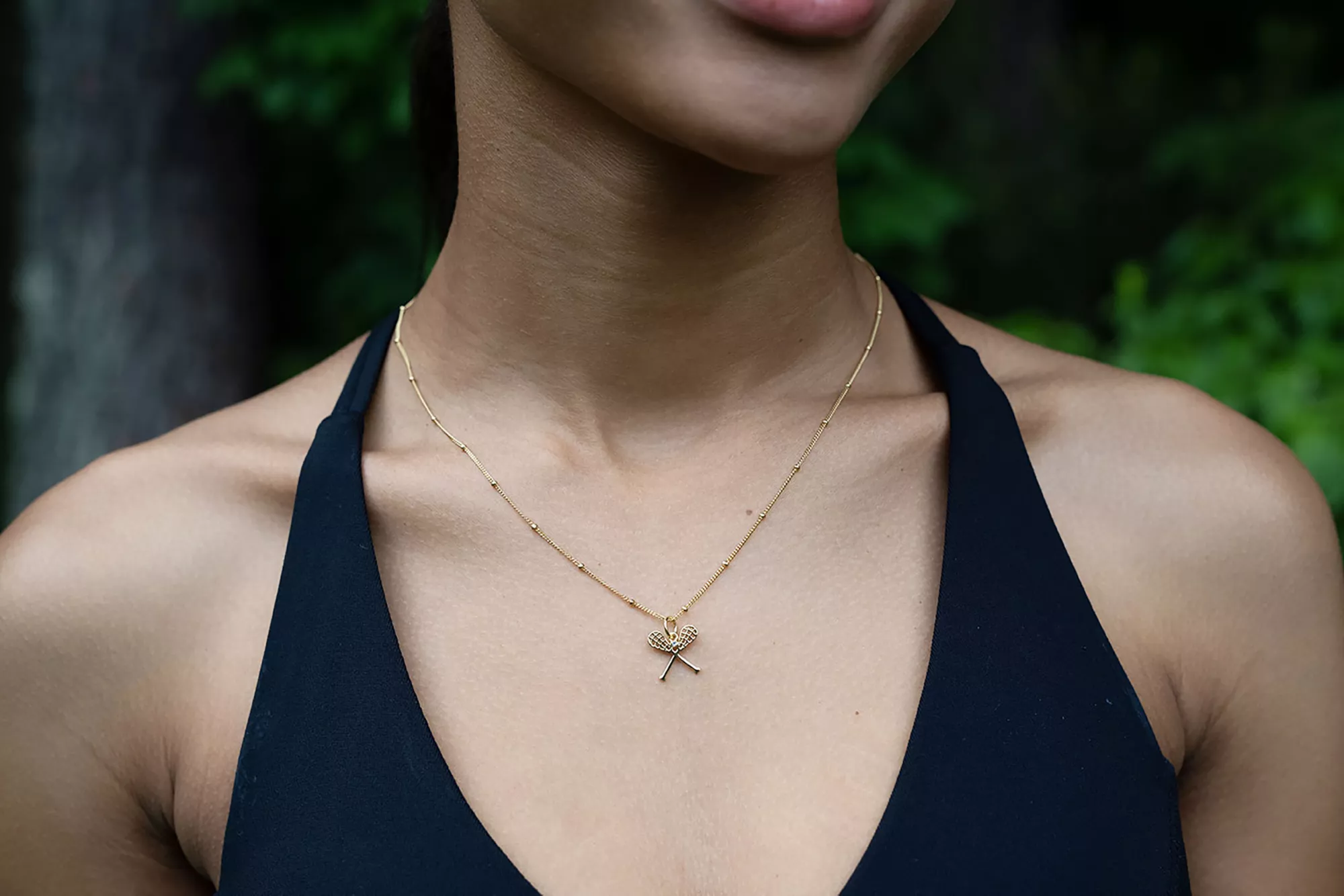 Chelsea Charles Women's Sport Lacrosse Necklace And Earrings Gift Set 6 Chelsea Charles Women's Sport Lacrosse Necklace And Earrings Gift Set - Image 4