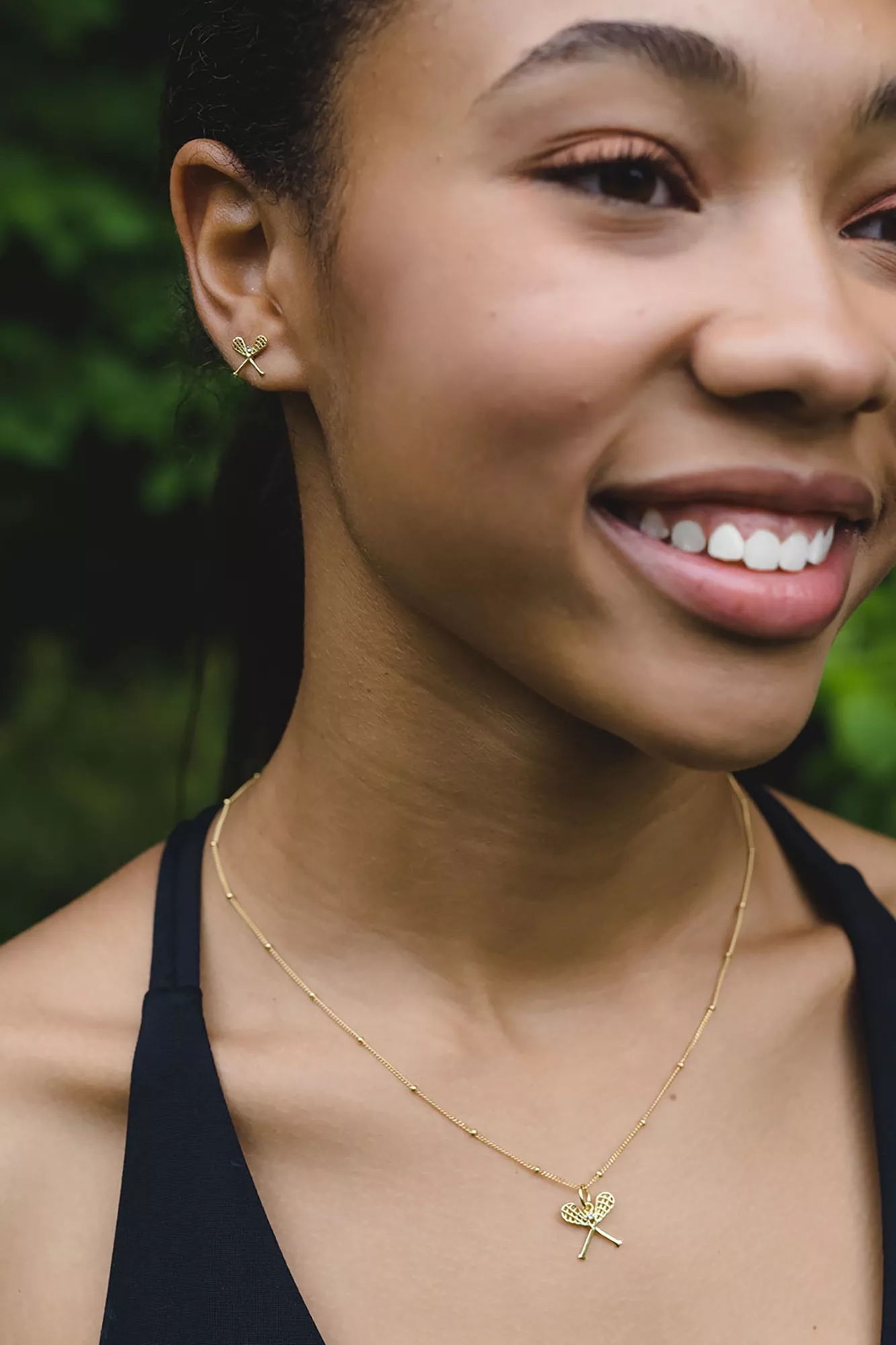 Chelsea Charles Women's Sport Lacrosse Necklace And Earrings Gift Set 7 Chelsea Charles Women's Sport Lacrosse Necklace And Earrings Gift Set - Image 5