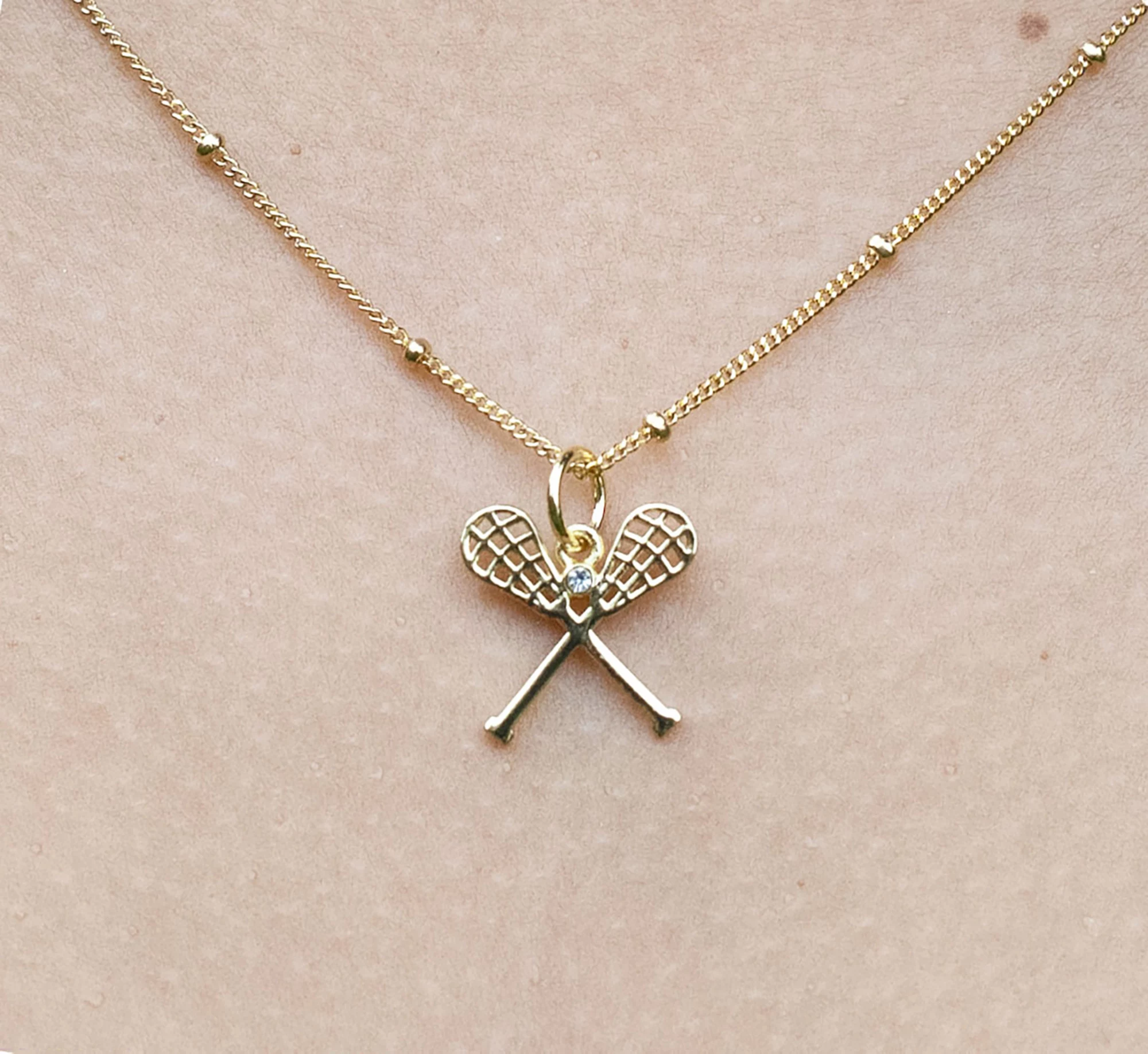 Chelsea Charles Women's Sport Lacrosse Necklace And Earrings Gift Set 4 Chelsea Charles Women's Sport Lacrosse Necklace And Earrings Gift Set - Image 2