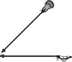 StringKing Senior Complete 2 Defense Lacrosse Stick -Sports store COMP2SRDEF BlackBlack SET alt1
