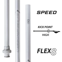 ECD Carbon Pro 3.0 Lacrosse Speed Shaft -Sports store CP3SPEED 203234 White DET