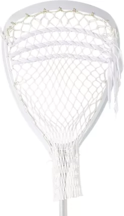 STX Shield 100 On 6000 Lacrosse Goalie Stick -Sports store CSSH106000 WhiteWhitePlatinum BCK