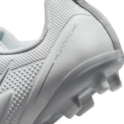 Nike Kids' Alpha Huarache 8 Lacrosse Cleats -Sports store CZ6557 110 WhiteGrey DET alt1