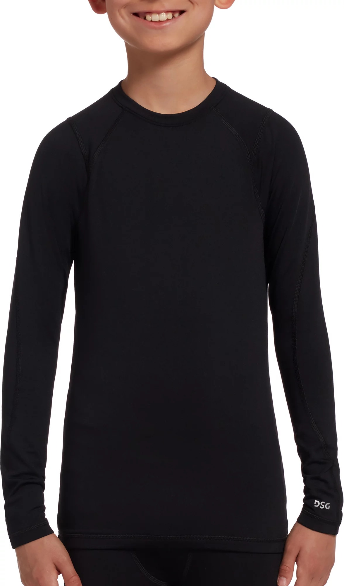 DSG Boys' Cold Weather Compression Crew Long Sleeve Shirt 8 DSG Boys' Cold Weather Compression Crew Long Sleeve Shirt - Image 6