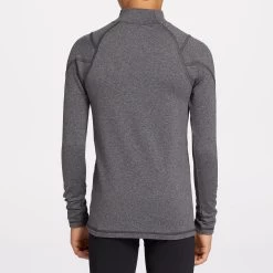 DSG Boys' Cold Weather Compression Mock Neck Long Sleeve Shirt 16 DSG Boys' Cold Weather Compression Mock Neck Long Sleeve Shirt -Sports store DAB69601N DarkheatherGrey MODBCK alt1