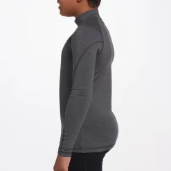 DSG Boys' Cold Weather Compression Mock Neck Long Sleeve Shirt 20 DSG Boys' Cold Weather Compression Mock Neck Long Sleeve Shirt -Sports store DAB69601N DarkheatherGrey MODL