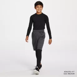DSG Boys' Cold Weather Compression Tights 16 DSG Boys' Cold Weather Compression Tights -Sports store DAB69603 PureBlack MODSTLAD