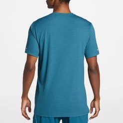 DSG Men's Short Sleeve Run T-Shirt -Sports store DAM12204 BrilliantTeal MODBCK