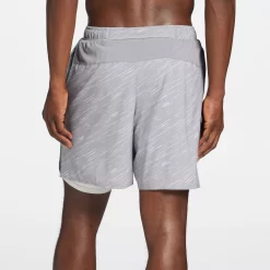 DSG Men's 7" 2-in-1 Stride Run Shorts -Sports store DAM12208PRT CosmicStreaksLightChar MODBCK