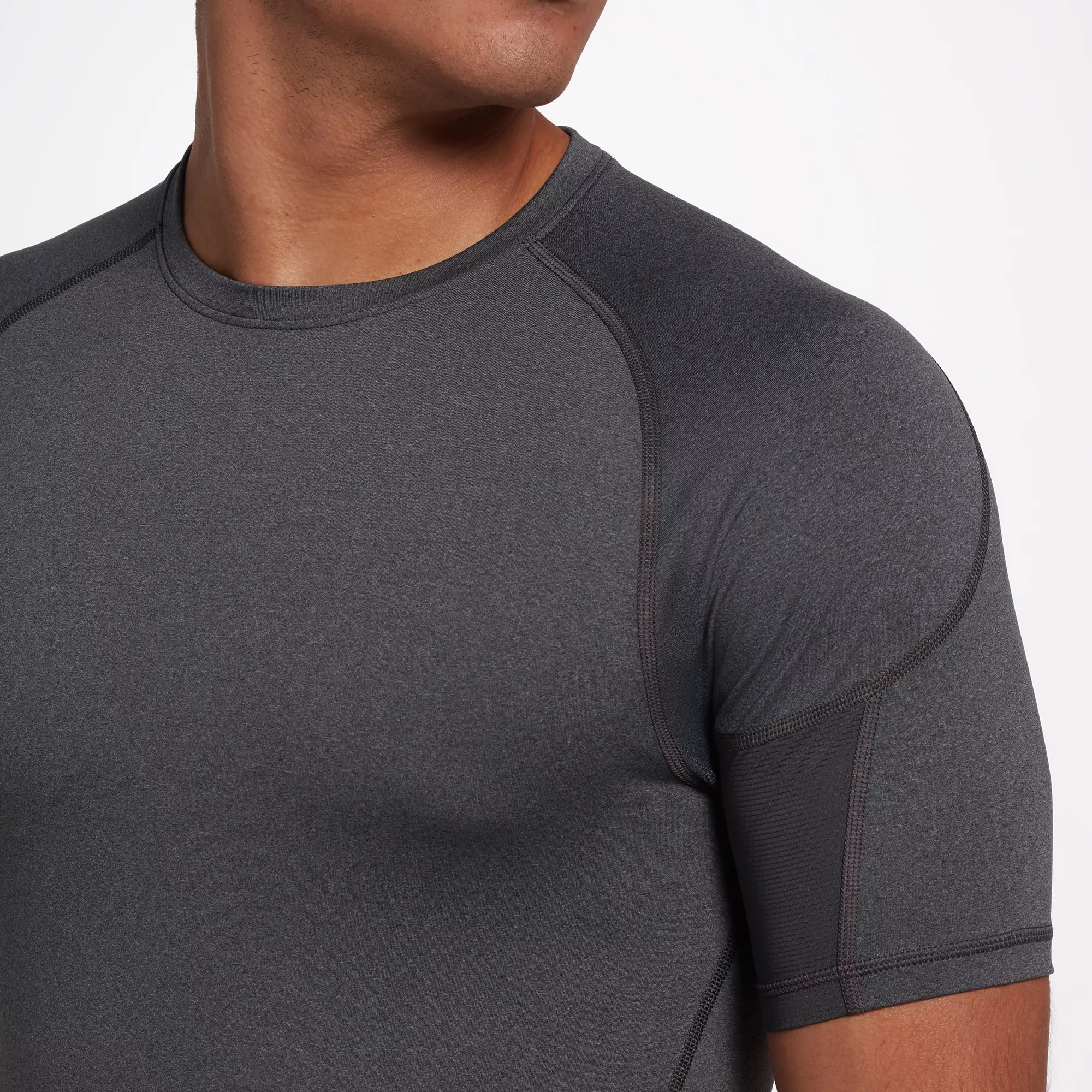 DSG Men's Compression Crew Short Sleeve T-Shirt 7 DSG Men's Compression Crew Short Sleeve T-Shirt - Image 5