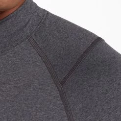 DSG Men's Cold Weather Compression Mock Neck Long Sleeve Shirt 13 DSG Men's Cold Weather Compression Mock Neck Long Sleeve Shirt -Sports store DAM59601N DarkheatherGrey MODDET alt1