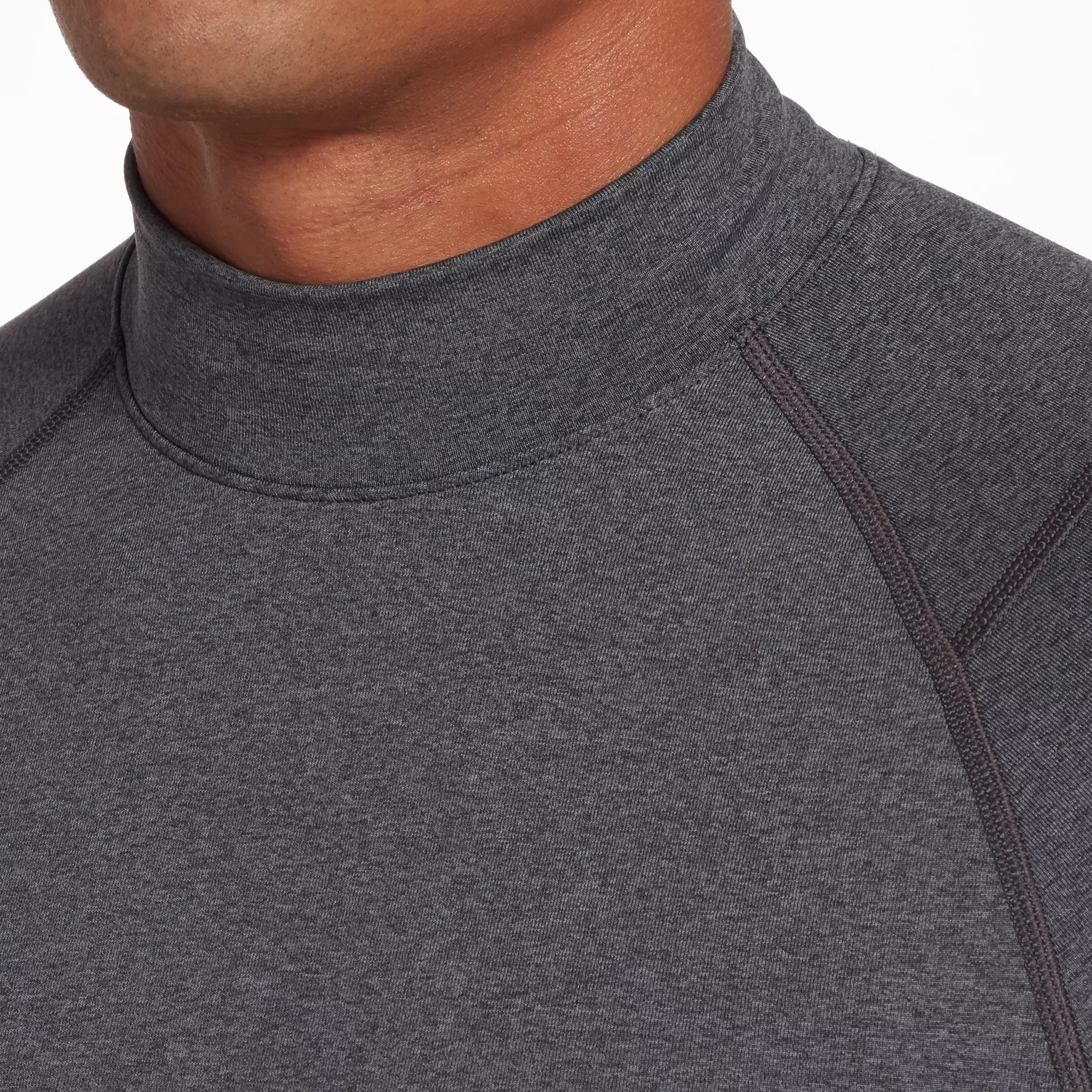DSG Men's Cold Weather Compression Mock Neck Long Sleeve Shirt 6 DSG Men's Cold Weather Compression Mock Neck Long Sleeve Shirt - Image 4