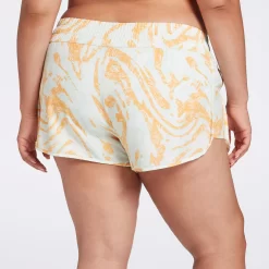 DSG Women's 3” High Rise Stride Shorts -Sports store DAW12327PRT AbstractZebraMint MODBCK alt1