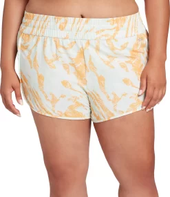 DSG Women's 3” High Rise Stride Shorts -Sports store DAW12327PRT AbstractZebraMint MODFRT alt1