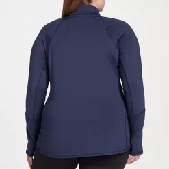 DSG Women's Cold Weather Compression 1/4 Zip Pullover 16 DSG Women's Cold Weather Compression 1/4 Zip Pullover -Sports store DAW20602 InkspotBlue MODBCK alt1