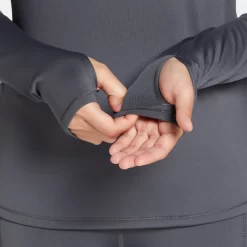 DSG Women's Cold Weather Compression Turtle Neck Shirt -Sports store DAW22602 CarbonGrey MODDET