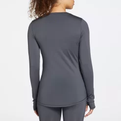 DSG Women's Cold Weather Compression Long Sleeve Shirt -Sports store DAW39603 CarbonGrey MODBCK