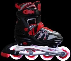 Epic Boys' Drift Adjustable Inline Skates -Sports store DFTIN DRIFTLRG BLACKRED DET