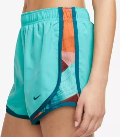 Nike Women's Tempo Geo-Print Running Shorts -Sports store DO7847 392 WashedTeal MODSDE