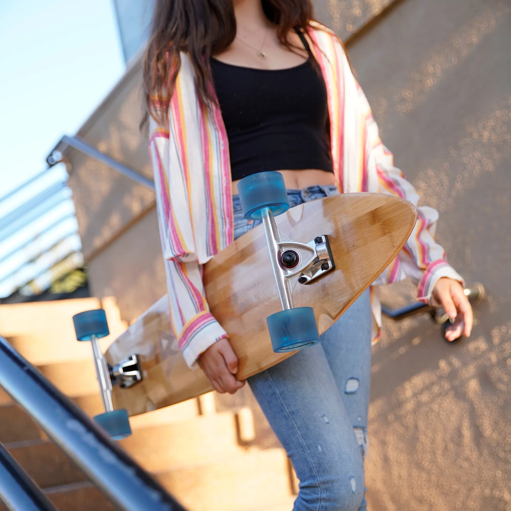 Magneto Kicktail Cruiser Longboard 4 Magneto Kicktail Cruiser Longboard - Image 2