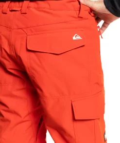 Quiksilver Men's Porter Snow Pants 18 Quiksilver Men's Porter Snow Pants -Sports store EQYTP03145 NZE0 PureedPumpkin MODDET alt2