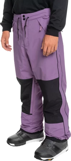 Quiksilver Men's Snow Down Pants 16 Quiksilver Men's Snow Down Pants -Sports store EQYTP03189 PNW0 GRAPECOMPOTE MODL