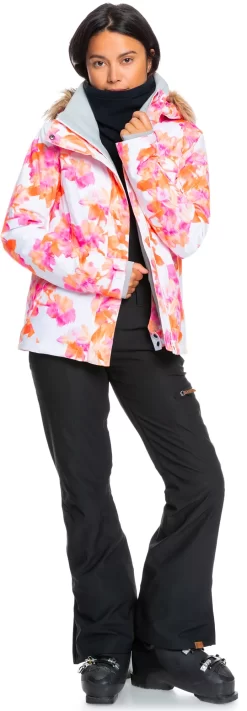 Roxy Women's Jet Ski Jacket -Sports store ERJTJ03319 WBB3 BRIGHTWHITEJORJA MODSTL