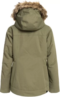 Roxy Women's Meade Ski Jacket -Sports store ERJTJ03367 TPC0 DeepLichenGreen BCK