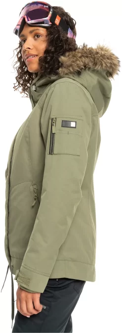 Roxy Women's Meade Ski Jacket -Sports store ERJTJ03367 TPC0 DeepLichenGreen MODSDE