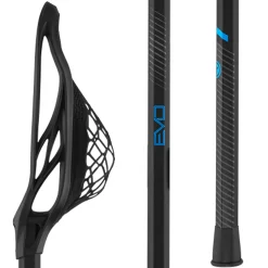 Warrior Evo Warp Junior Complete Lacrosse Stick 9 Warrior Evo Warp Junior Complete Lacrosse Stick -Sports store EWJC0 BK37 Black DET alt1