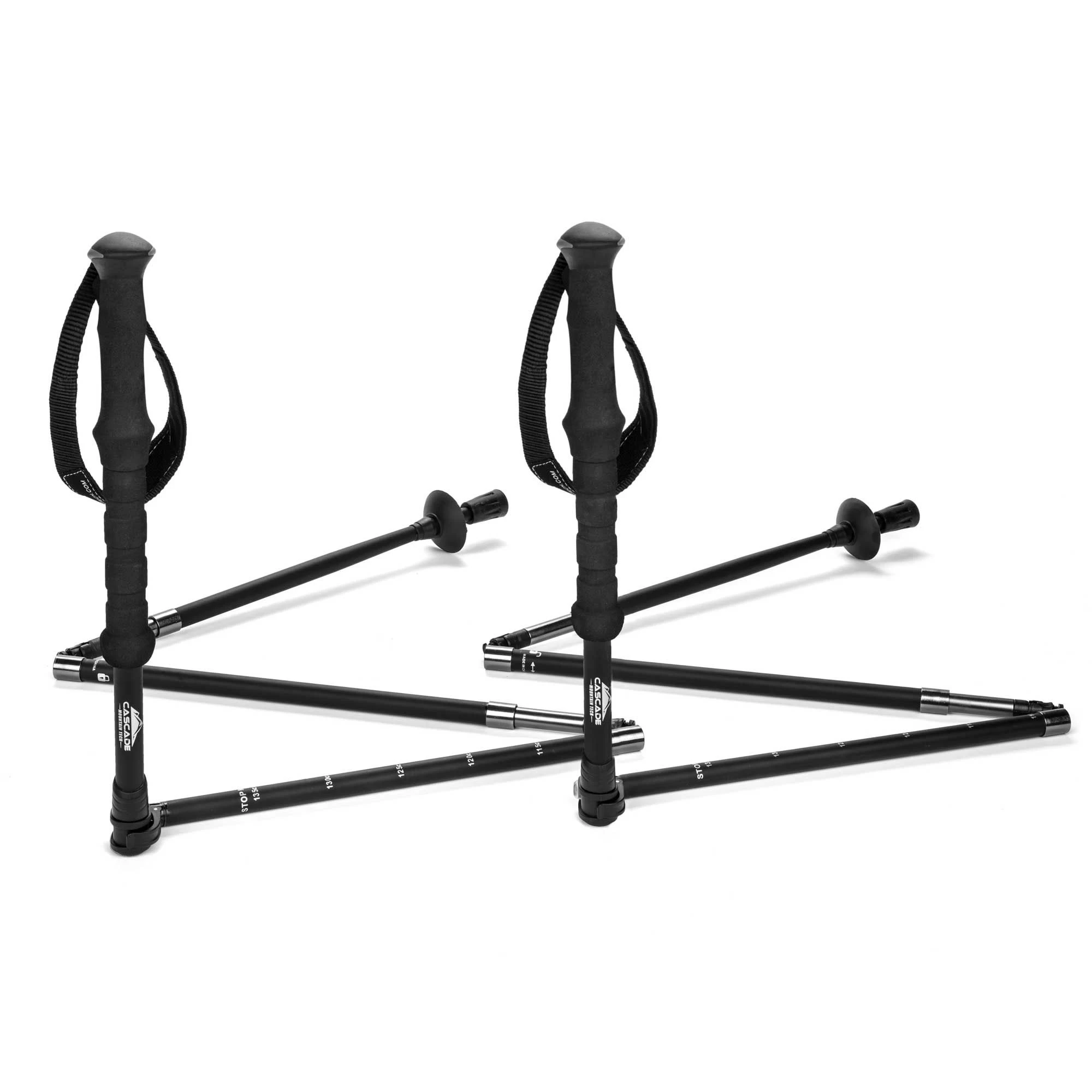 Cascade Mountain Tech Aluminum Folding Trekking Poles 4 Cascade Mountain Tech Aluminum Folding Trekking Poles - Image 2