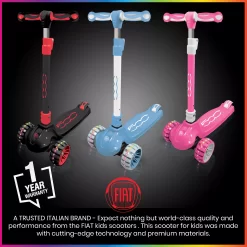 Fiat Youth Glow Kick Scooter -Sports store FTKSB5500 FTKSB5500BL Blue TEC
