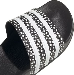 Adidas Women's Adilette OG Slides -Sports store FX5923 BlackWhiteBlack DET