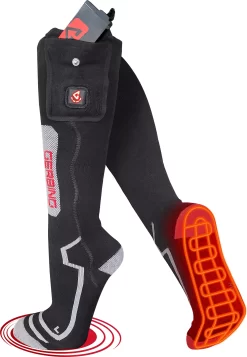 Gerbing 7V Ultimate Wool Heated Socks -Sports store GER SK 7V W Black DET alt3