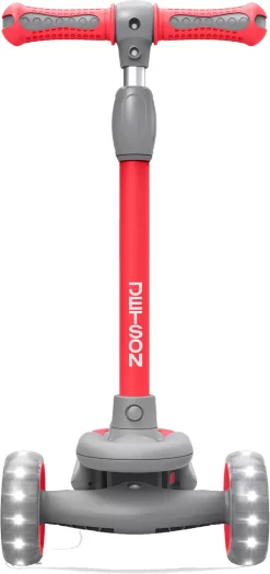 Jetson Gleam Three Wheel Kick Scooter -Sports store GLEAMSCT JGLEAMRED Red BCK