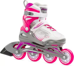 Bladerunner Girls' Phoenix Inline Skates 10 Bladerunner Girls' Phoenix Inline Skates -Sports store GPHOENIX 0T1011006R2 WhiteFuchsia AR