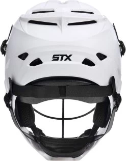 STX Rival Junior Youth Lacrosse Helmet -Sports store HMRIVJ 00WEB White BCK