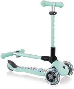 Globber Junior Series 3-Wheel Foldable Scooter -Sports store JRSERIES 431206 Mint DET
